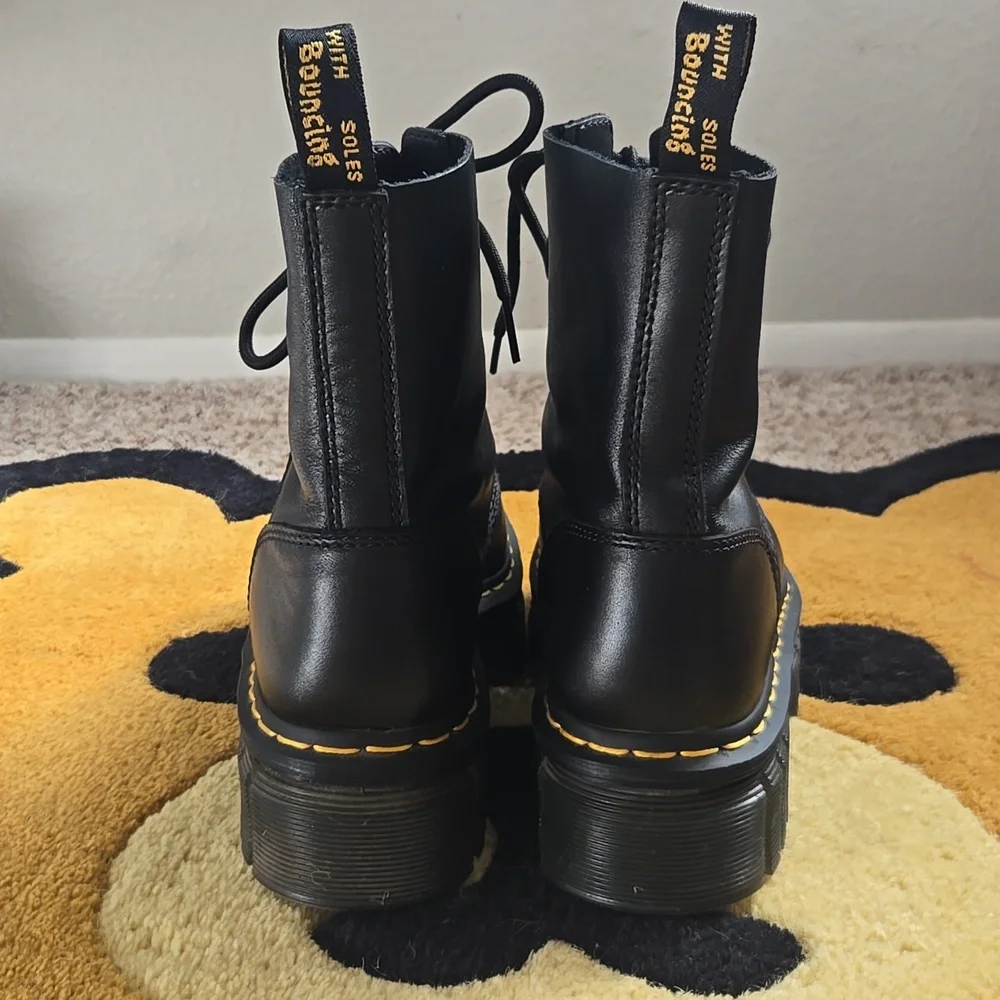 Dr. Martens Black Audrick 8-Eye Boots - Picture 5 of 6